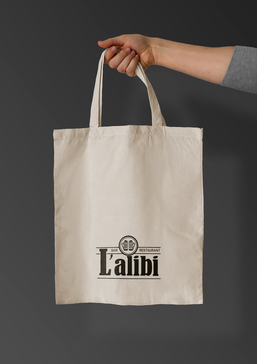 Tote bag pour L'alibi