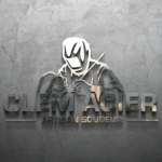 clem'acier - creation logo