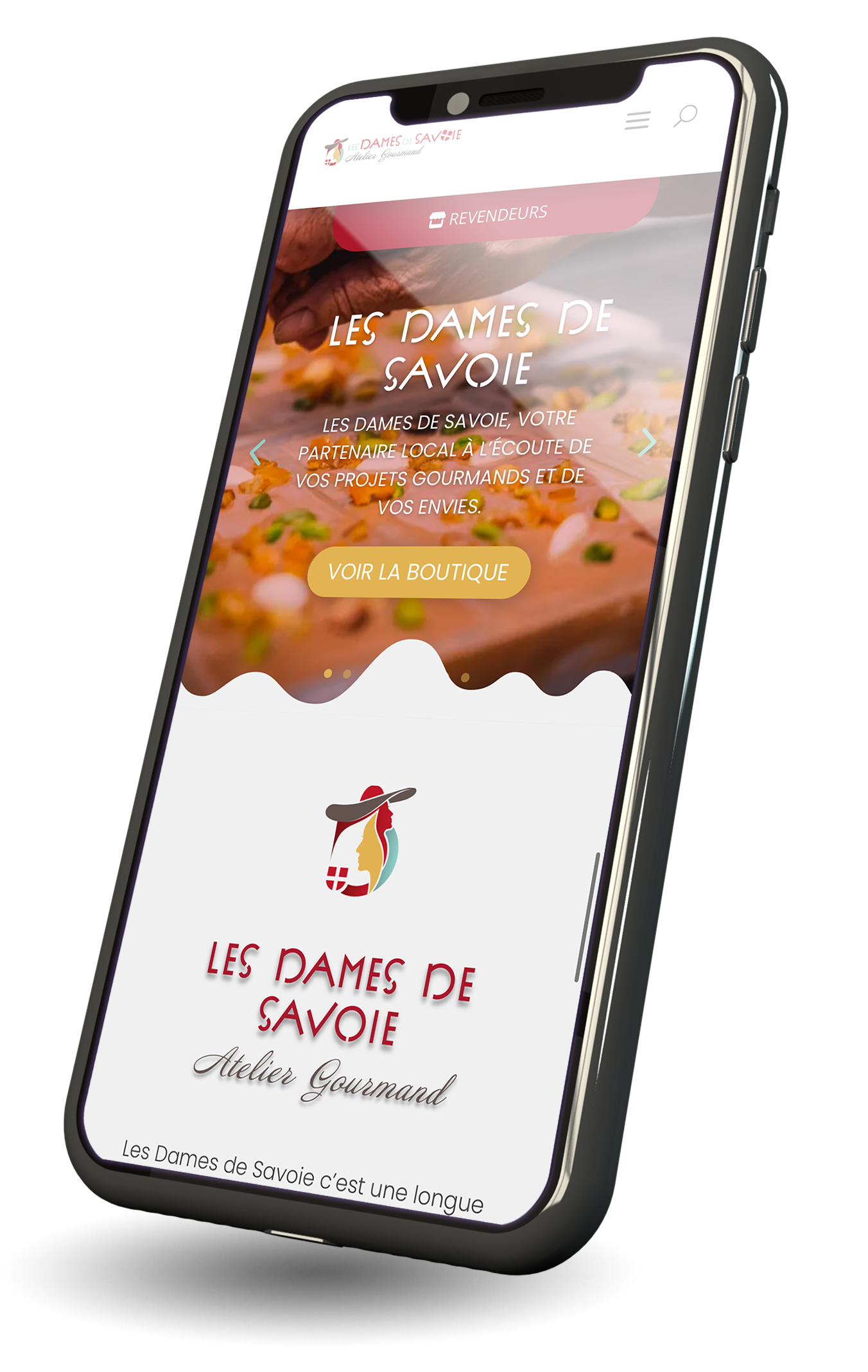 Les dames de savoie - creation de boutisue en ligne à annecy