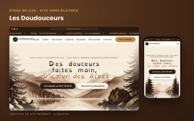 Les Doudouceurs : un site de chocolaterie artisanale qui donne envie de croquer